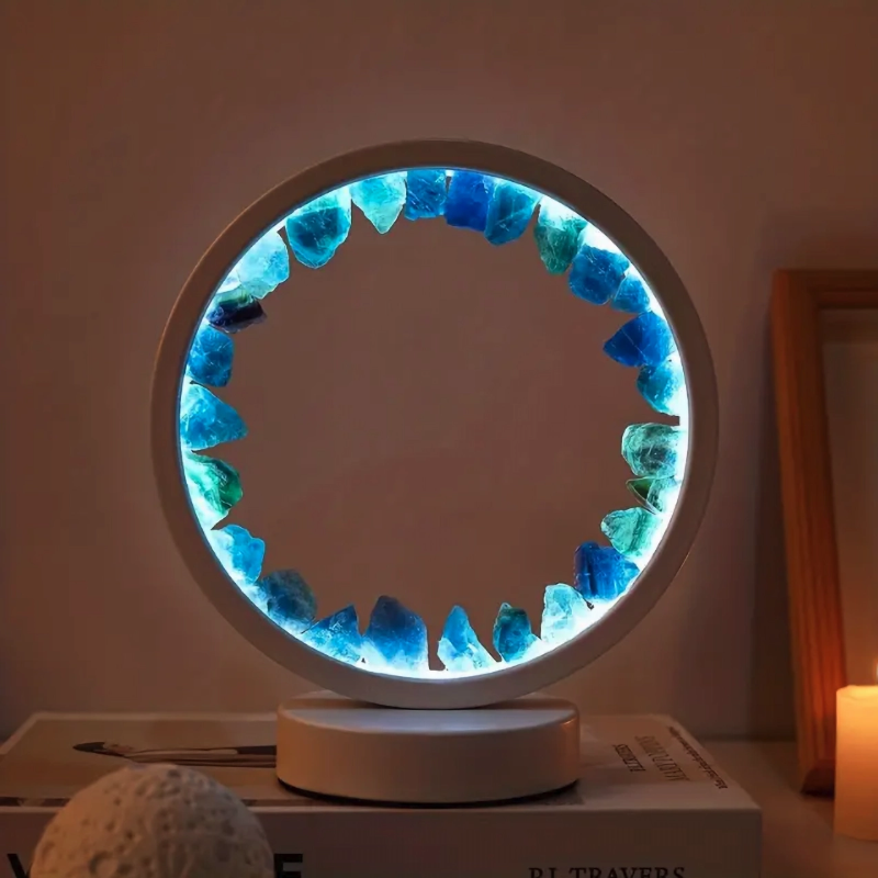 Natural Crystal LED Lamp