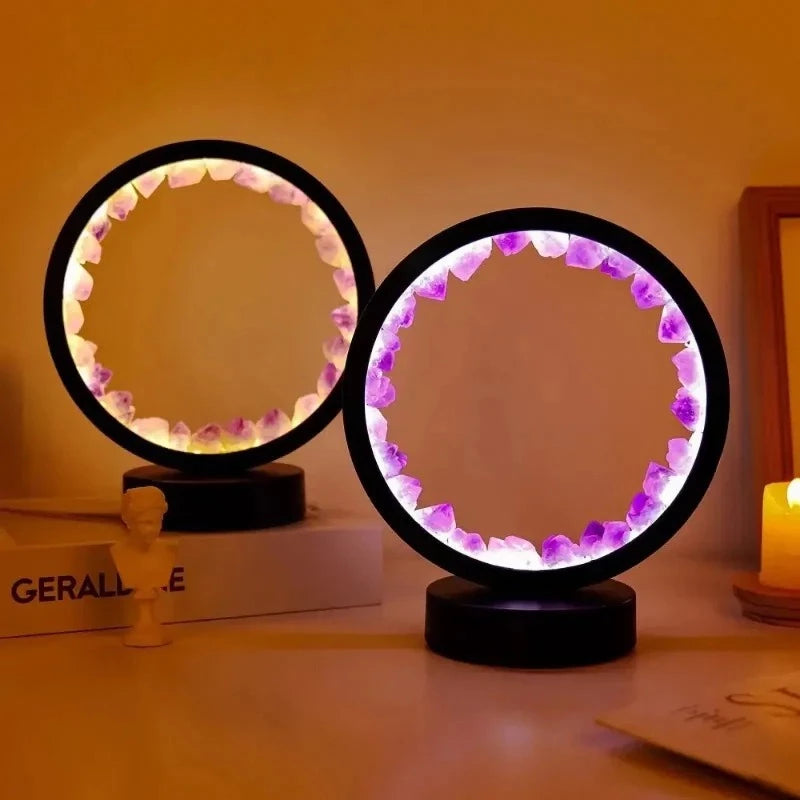 Natural Crystal LED Lamp