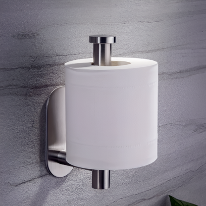 Stainless Steel Adhesive Toilet Paper Stand